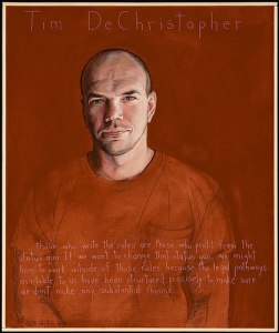 By Robert Shetterly http://www.americanswhotellthetruth.org/portraits/tim-dechristopher